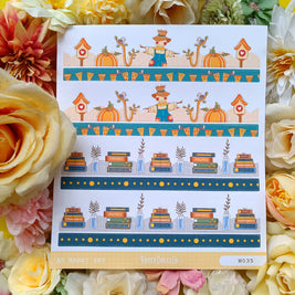 Paperdollzco | A5 Border Sticker | w035