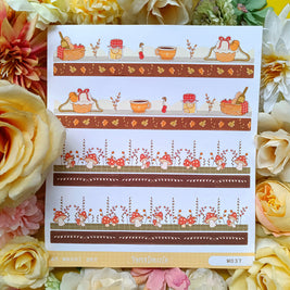 Paperdollzco | A5 Border Sticker | w037