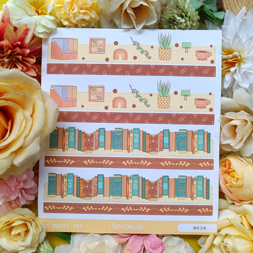 Paperdollzco | A5 Border Sticker | w038