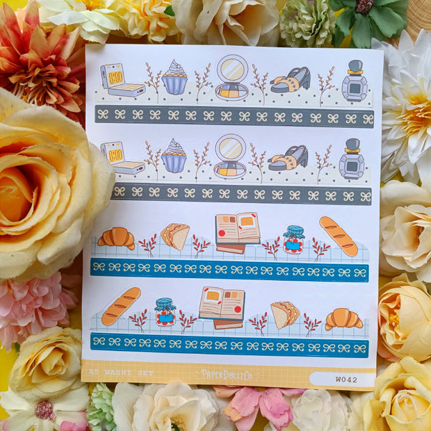 Paperdollzco | A5 Border Sticker | w042