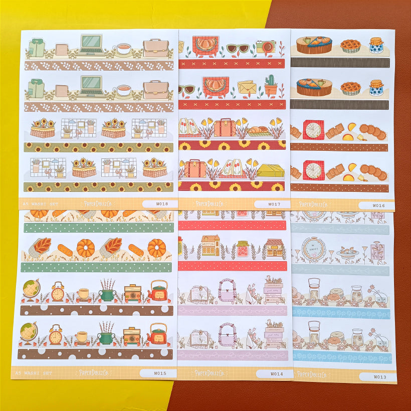 Paperdollzco | A5 Border Sticker | w013