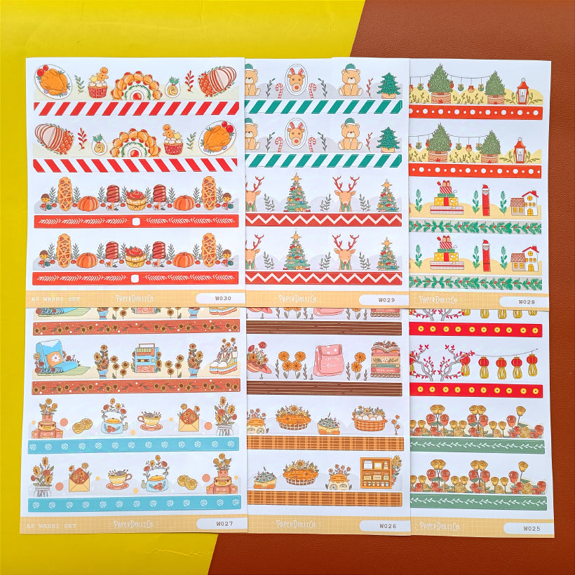 Paperdollzco | A5 Border Sticker | w030