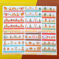 Paperdollzco | A5 Border Sticker | w030