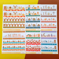 Paperdollzco | A5 Border Sticker | w029