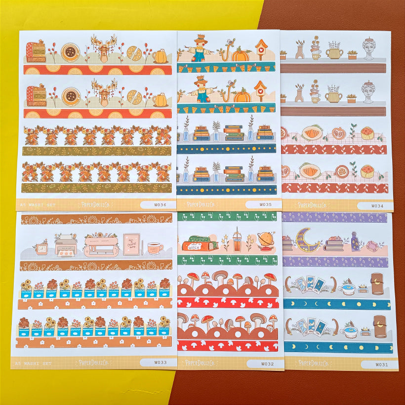 Paperdollzco | A5 Border Sticker | w031