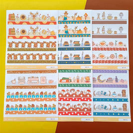 Paperdollzco | A5 Border Sticker | w031