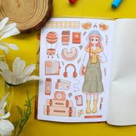 Fabulous Fall | PaperDollzCo | Sticker Book | CB063