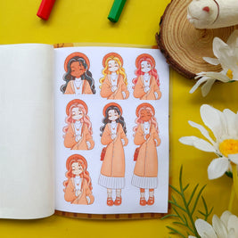 Fabulous Fall | PaperDollzCo | Sticker Book | CB063