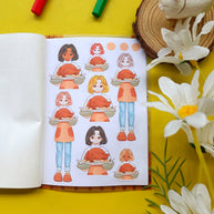 Fabulous Fall | PaperDollzCo | Sticker Book | CB063