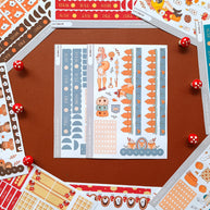 Fox | Fluffy Tails | Hobonichi Cousin Weekly Kit - hcwk103