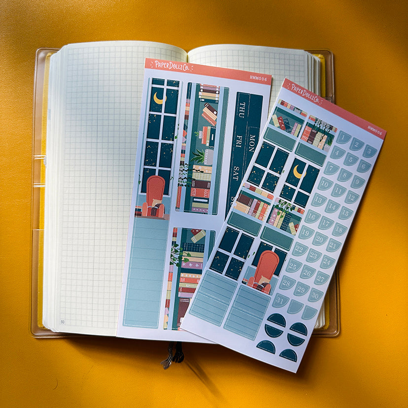 Books | Hobonichi Weeks Monthly Stickers ( set of 2 ) | hwm006