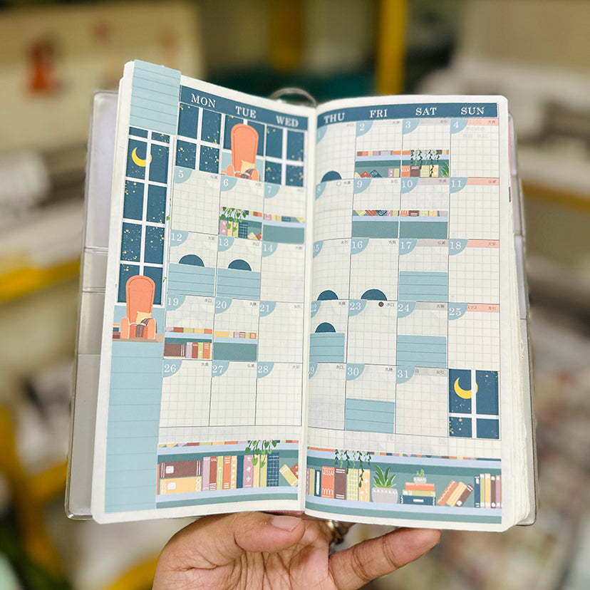 Books | Hobonichi Weeks Monthly Stickers ( set of 2 ) | hwm006
