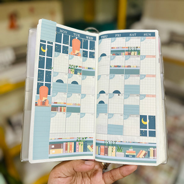 Books | Hobonichi Weeks Monthly Stickers ( set of 2 ) | hwm006