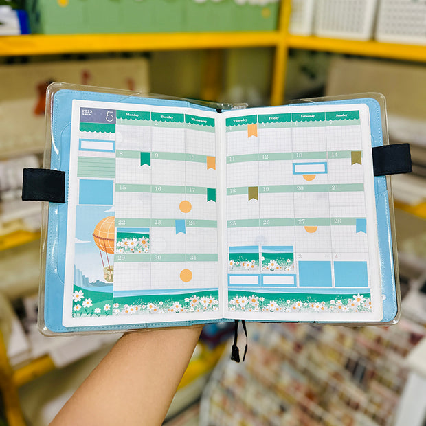 Balloons | Hobonichi Cousin Monthly Stickers ( set of 2 ) | hcm004