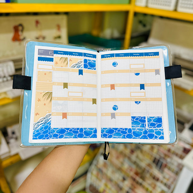 Beach | Hobonichi Cousin Monthly Stickers ( set of 2 ) | hcm005