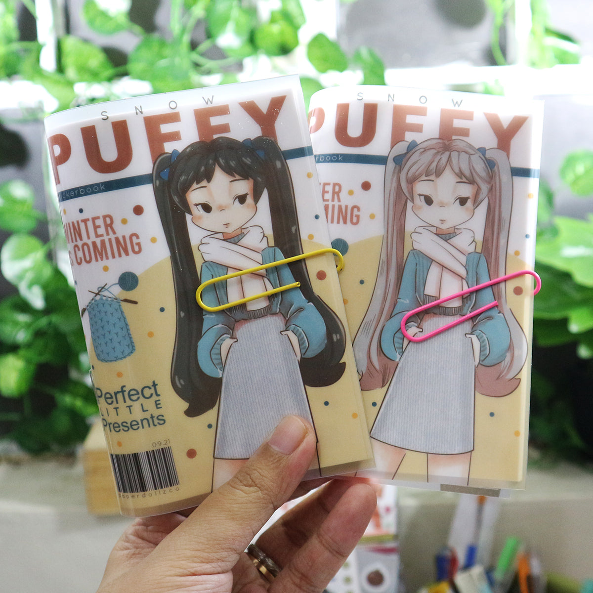 Snow Puff  | PaperDollzCo Planner | Sticker Book | CB025