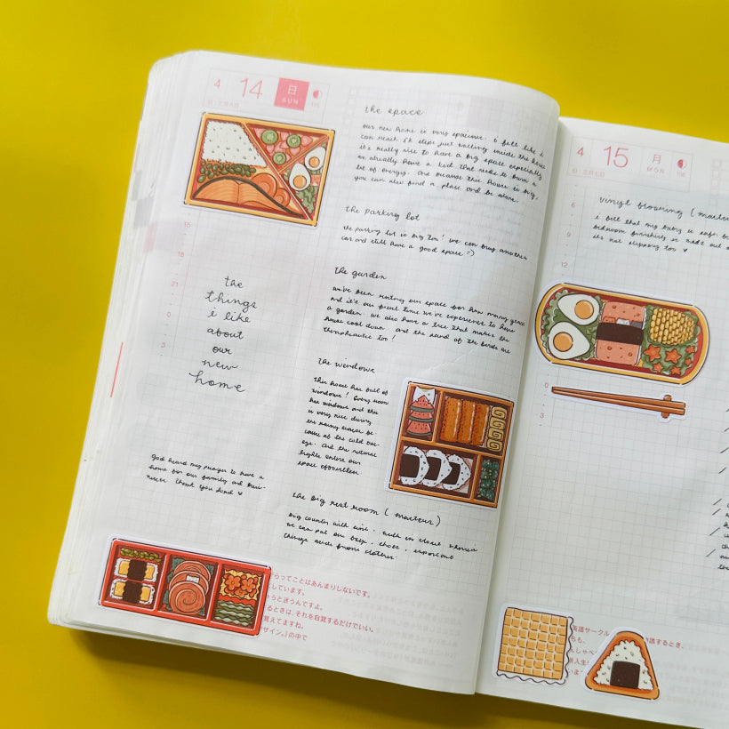 Bento Boxes Stickers | Neko Veggies Food