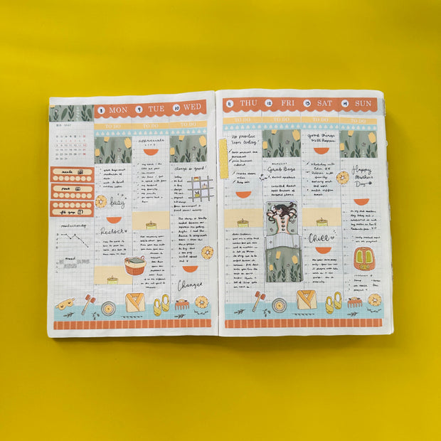 Massage | Love Yourself | Hobonichi Cousin Weekly Kit | hcwk012