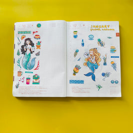 Coffeeholic | The Modern Mermaids | Collection Stickers | C306