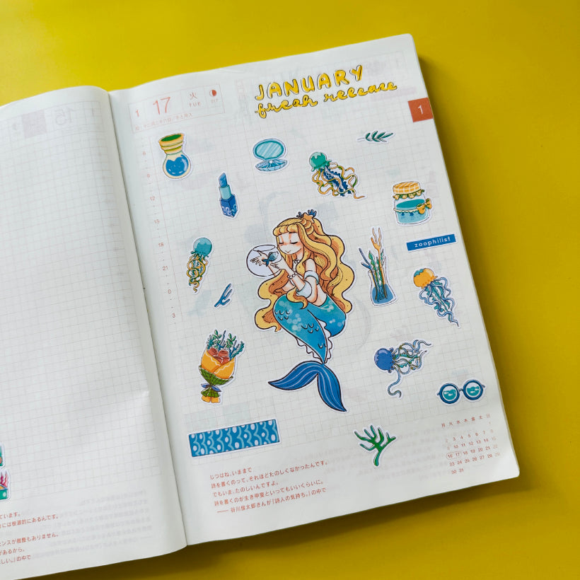 Zoophilist | The Modern Mermaids | Collection Stickers | C304