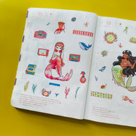 Retro | The Modern Mermaids | Collection Stickers | C302