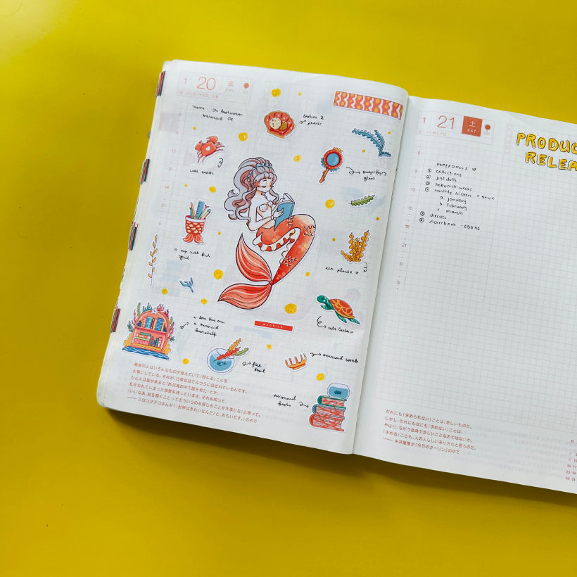 Bookish | The Modern Mermaids | Collection Stickers | C303