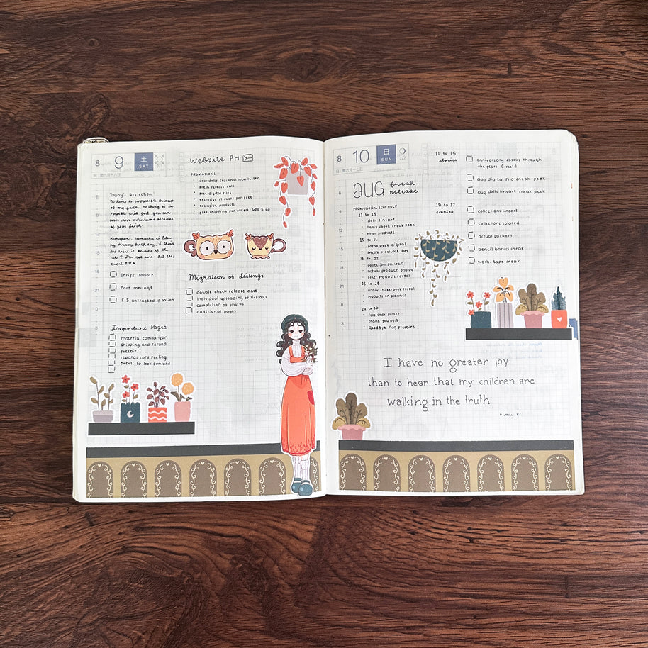 Cozy Harvest | Like a Story Book | Cousin Daily Sticker Kit | Cd085