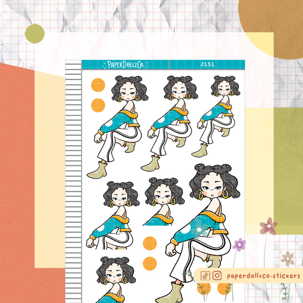 90's Music | Remember the 90's | Just Dolls Stickers | J151