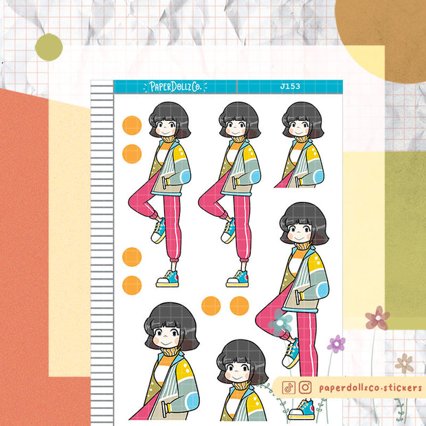 90's Jackets | Remember the 90's | Just Dolls Stickers | J153