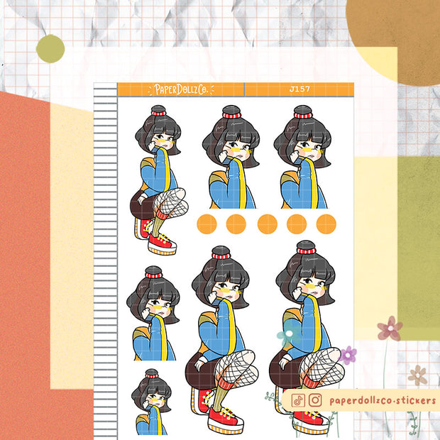 90's Fashion | Remember the 90's | Just Dolls Stickers | J157