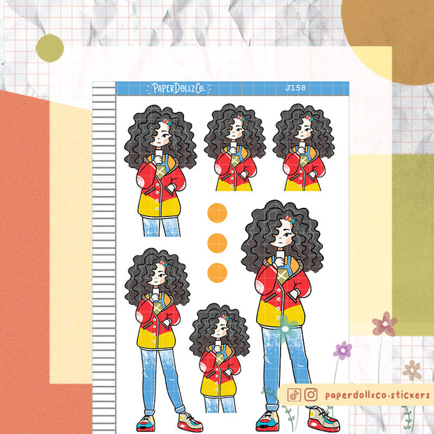90's Fun | Remember the 90's | Just Dolls Stickers | J158