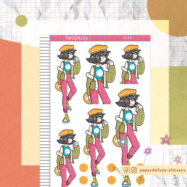 90's Work | Back When 90's | Just Dolls Stickers | J159
