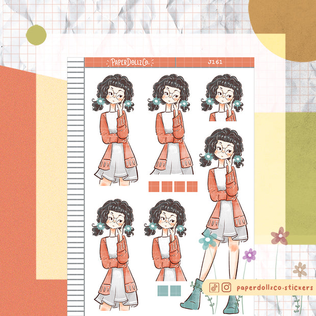 Blushing | Spring | Just Dolls Sticker | J161