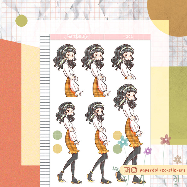 Blustery | Fall in Love | Just Dolls Sticker | j201