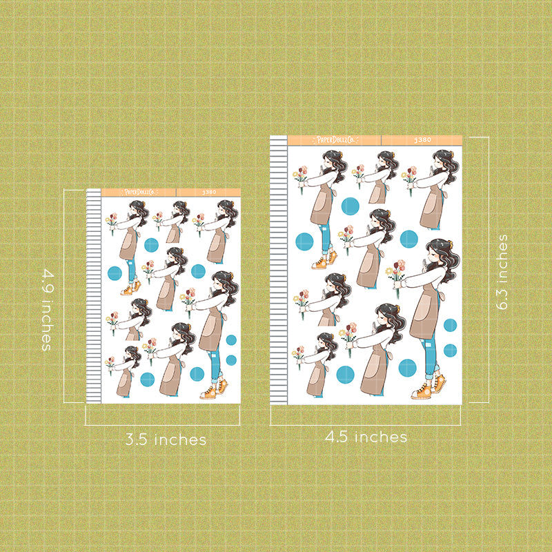 Flower Shop | True Passion | Just Dolls Stickers | J380