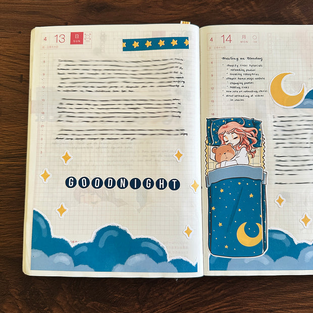 Letter Journal Sticker | Consonant | Beach Colors | PaperDollzCo | L008