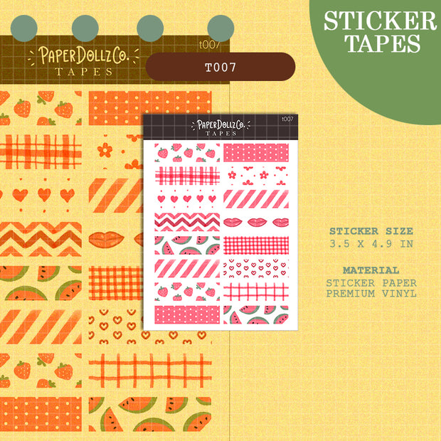 Sticker Tapes | PaperDollzCo | t007