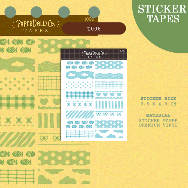 Sticker Tapes | PaperDollzCo | t008