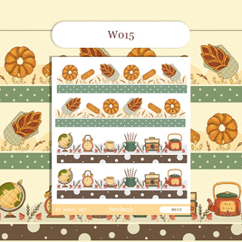 Paperdollzco | A5 Border Sticker | w015