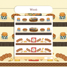 Paperdollzco | A5 Border Sticker | w016