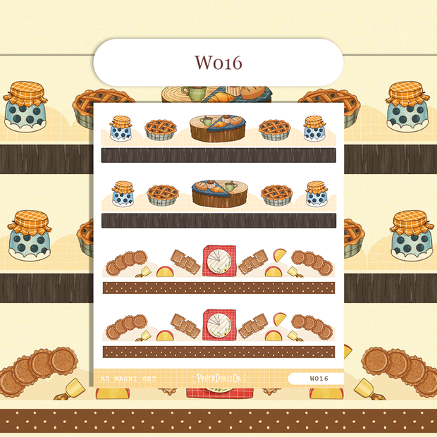 Paperdollzco | A5 Border Sticker | w016