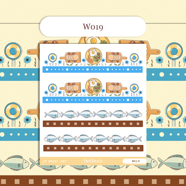 Paperdollzco | A5 Border Sticker | w019