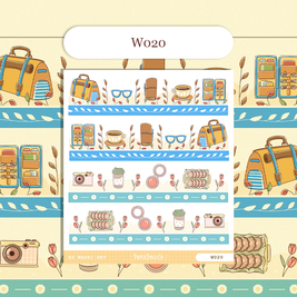 Paperdollzco | A5 Border Sticker | w020