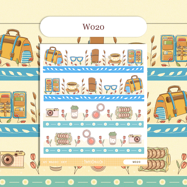 Paperdollzco | A5 Border Sticker | w020