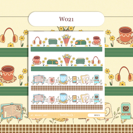 Paperdollzco | A5 Border Sticker | w021