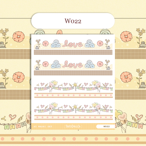 Paperdollzco | A5 Border Sticker | w022