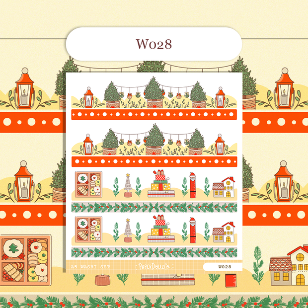 Paperdollzco | A5 Border Sticker | w028