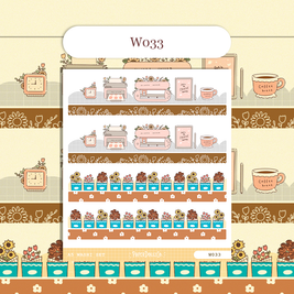 Paperdollzco | A5 Border Sticker | w033