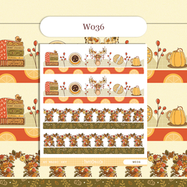 Paperdollzco | A5 Border Sticker | w036