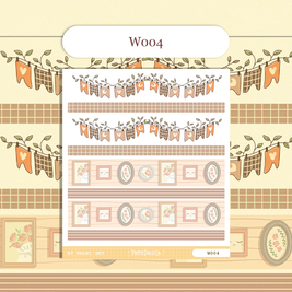 Paperdollzco | A5 Border Sticker | w004